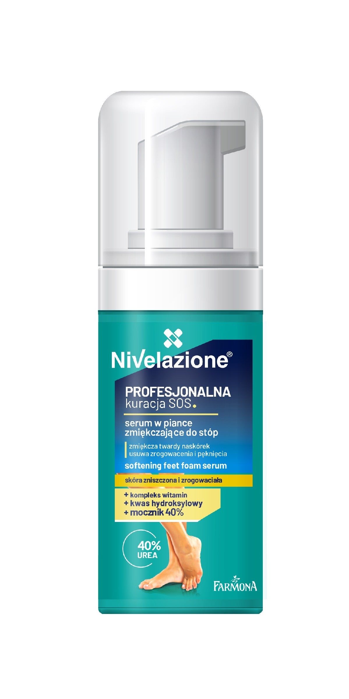 NIVELAZIONE Softening foot serum in foam 75 ml | Vaistine1.lt | WestPharmacy.eu