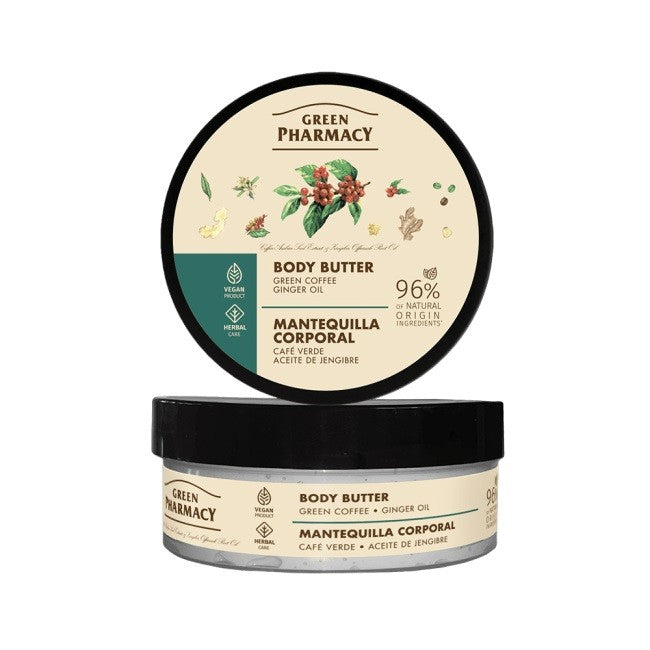 GREEN PHARMACY Multi Body Butter Green Coffee and Ginger 200 ml | Vaistine1.lt | WestPharmacy.eu