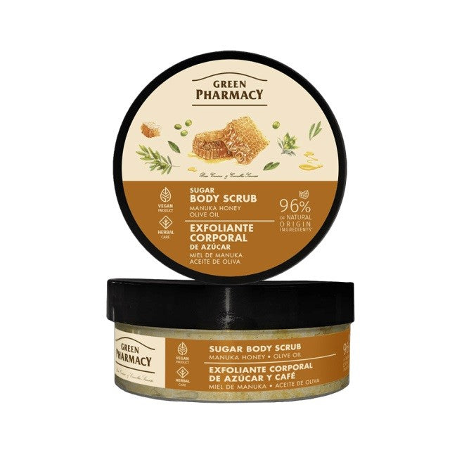GREEN PHARMACY Multi Sugar body peeling Manuka honey and olive oil 200 ml | Vaistine1.lt | WestPharmacy.eu