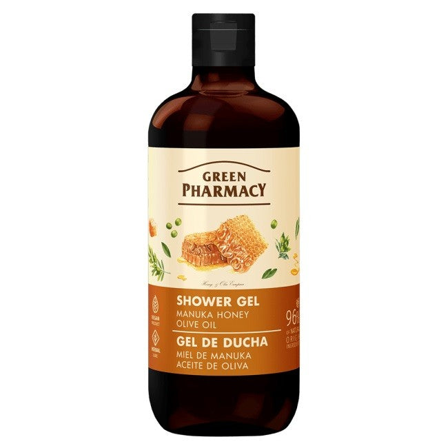 GREEN PHARMACY Multi Shower Gel Olive and Manuka Honey 500 ml | Vaistine1.lt | WestPharmacy.eu