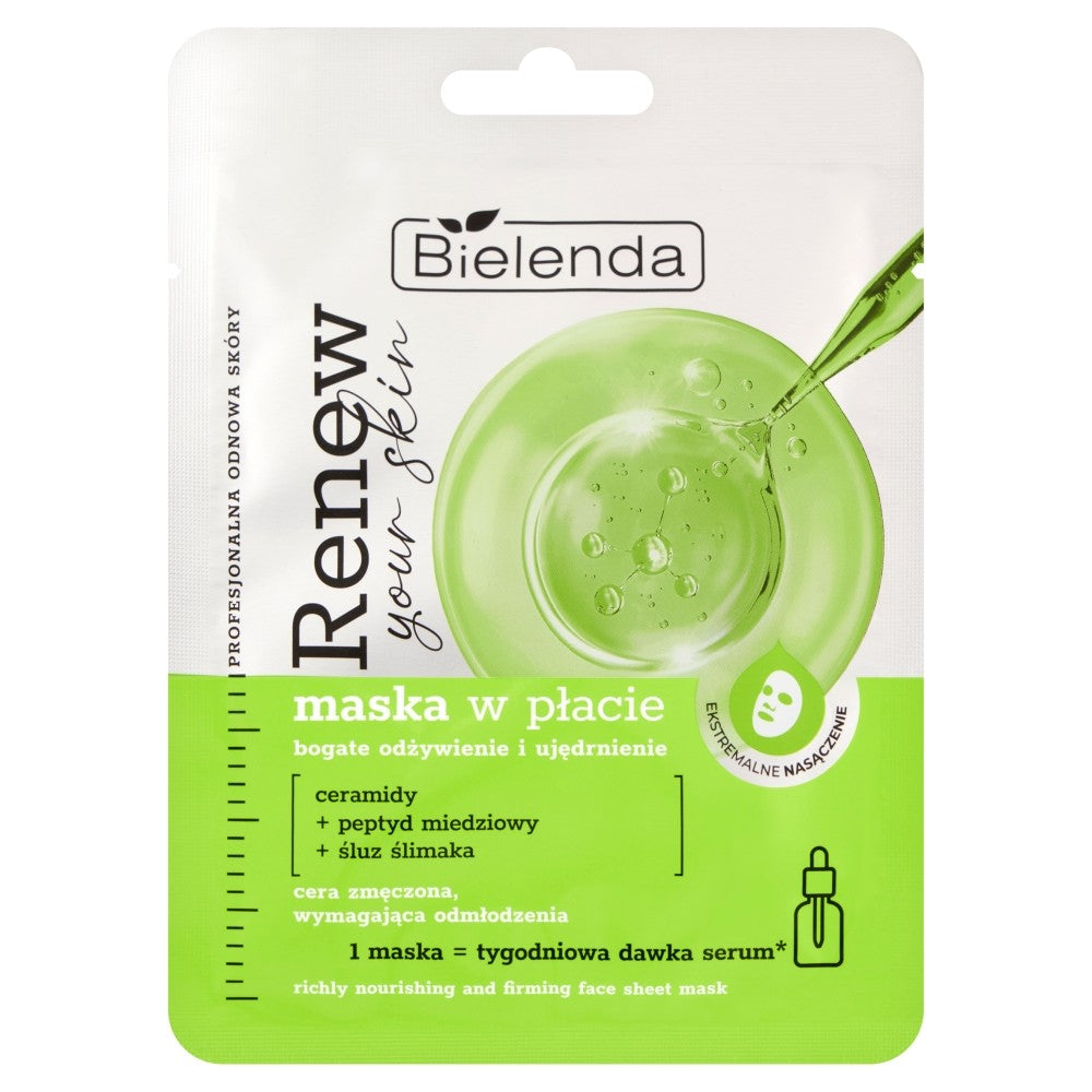BIELENDA RENEW YOUR SKIN Mask nourishing and firming | Vaistine1.lt | WestPharmacy.eu