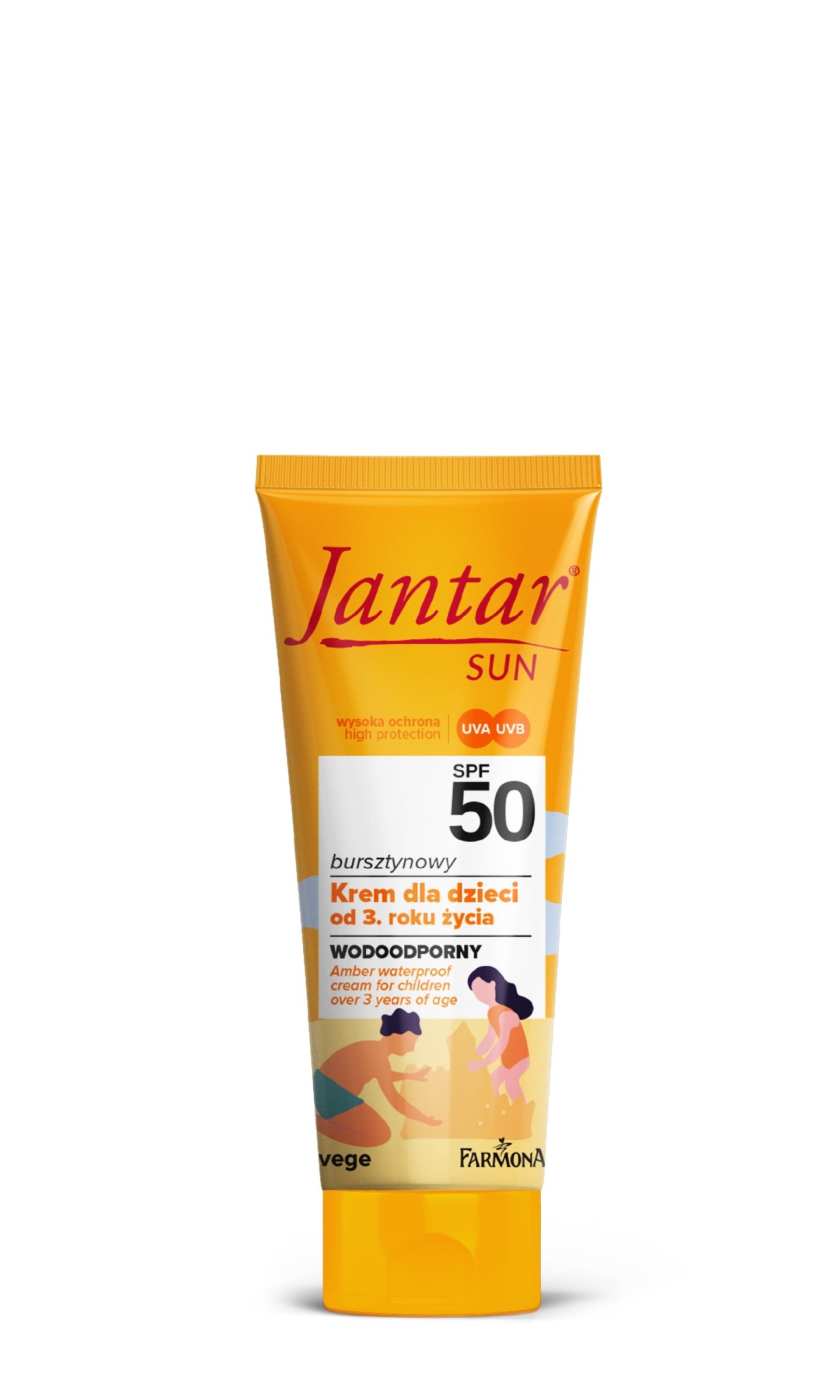 FARMONA SUN Jantar Cream SPF 50 for children (from 3 years old) 50 ml | Vaistine1.lt | WestPharmacy.eu