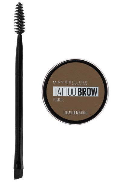 MAYBELLINE Tattoo Brow Waterproof Eyebrow Pomade - 03 Medium Brown 3.5ml | Vaistine1.lt | WestPharmacy.eu