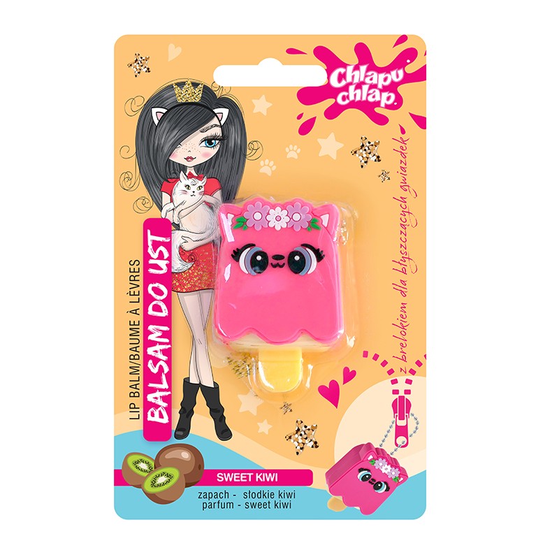 CHLAPU CHLAP Lip balm with a keychain - Sweet kiwi | Vaistine1.lt | WestPharmacy.eu