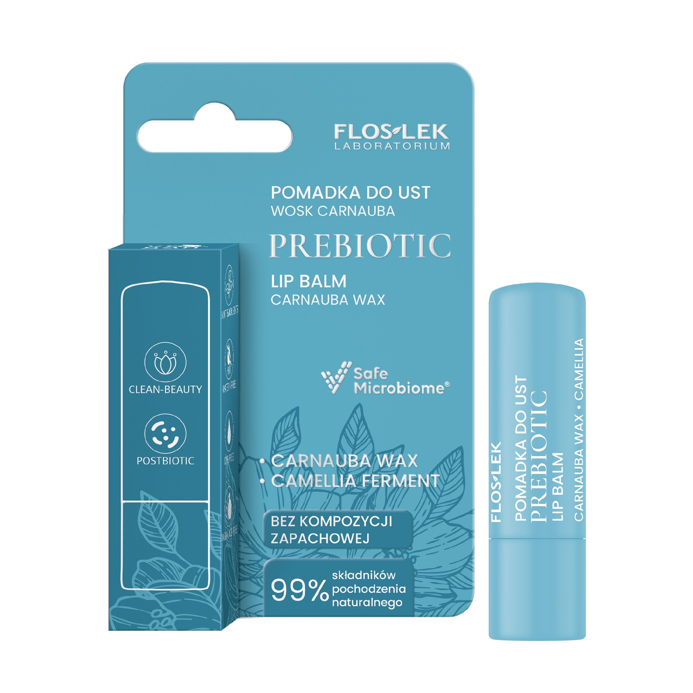 FLOSLEK Prebiotic Lip Care Prebiotic lipstick carnauba wax 4 g | Vaistine1.lt | WestPharmacy.eu