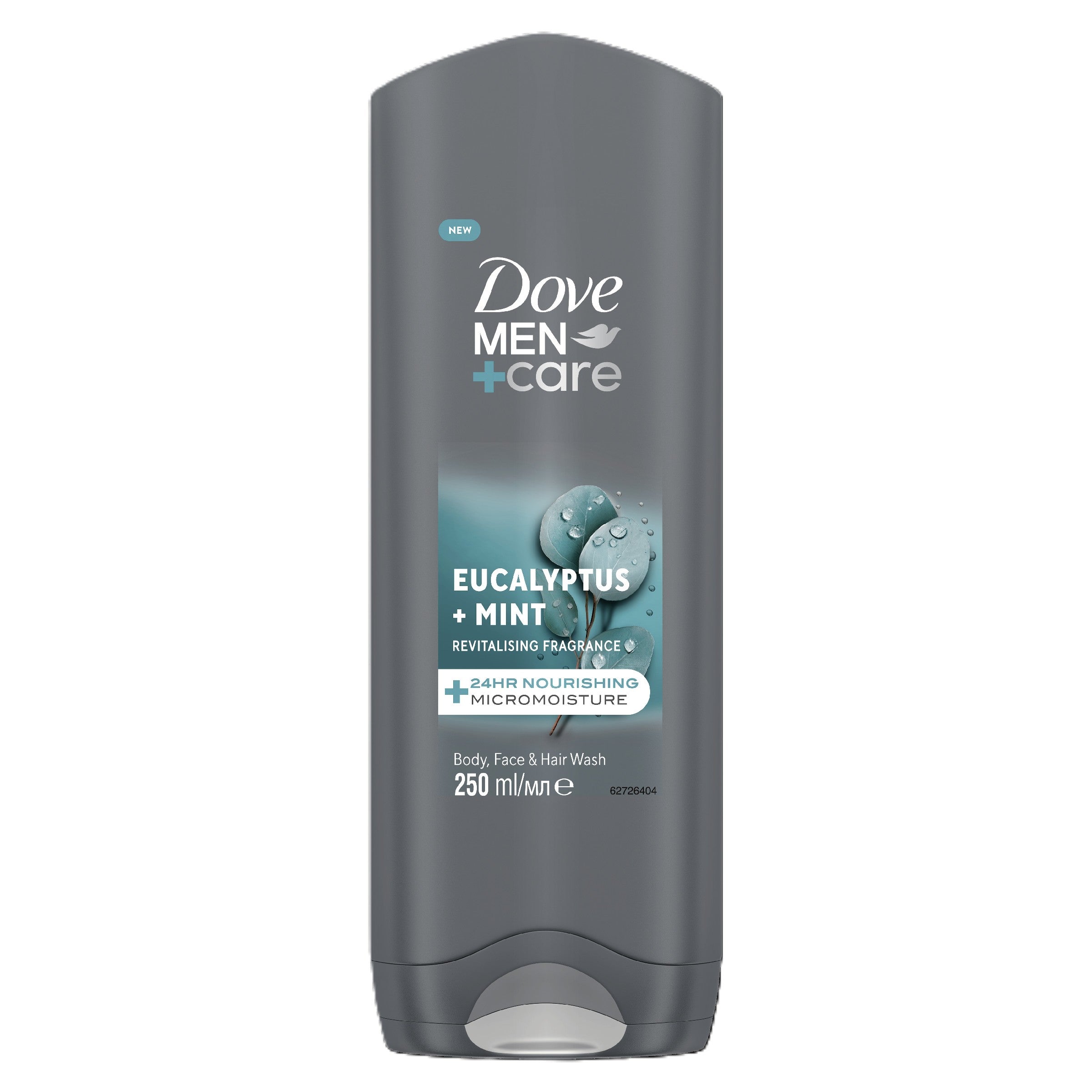 DOVE Men Shower Gel Eucalyptus + Mint 250 ml | Vaistine1.lt | WestPharmacy.eu