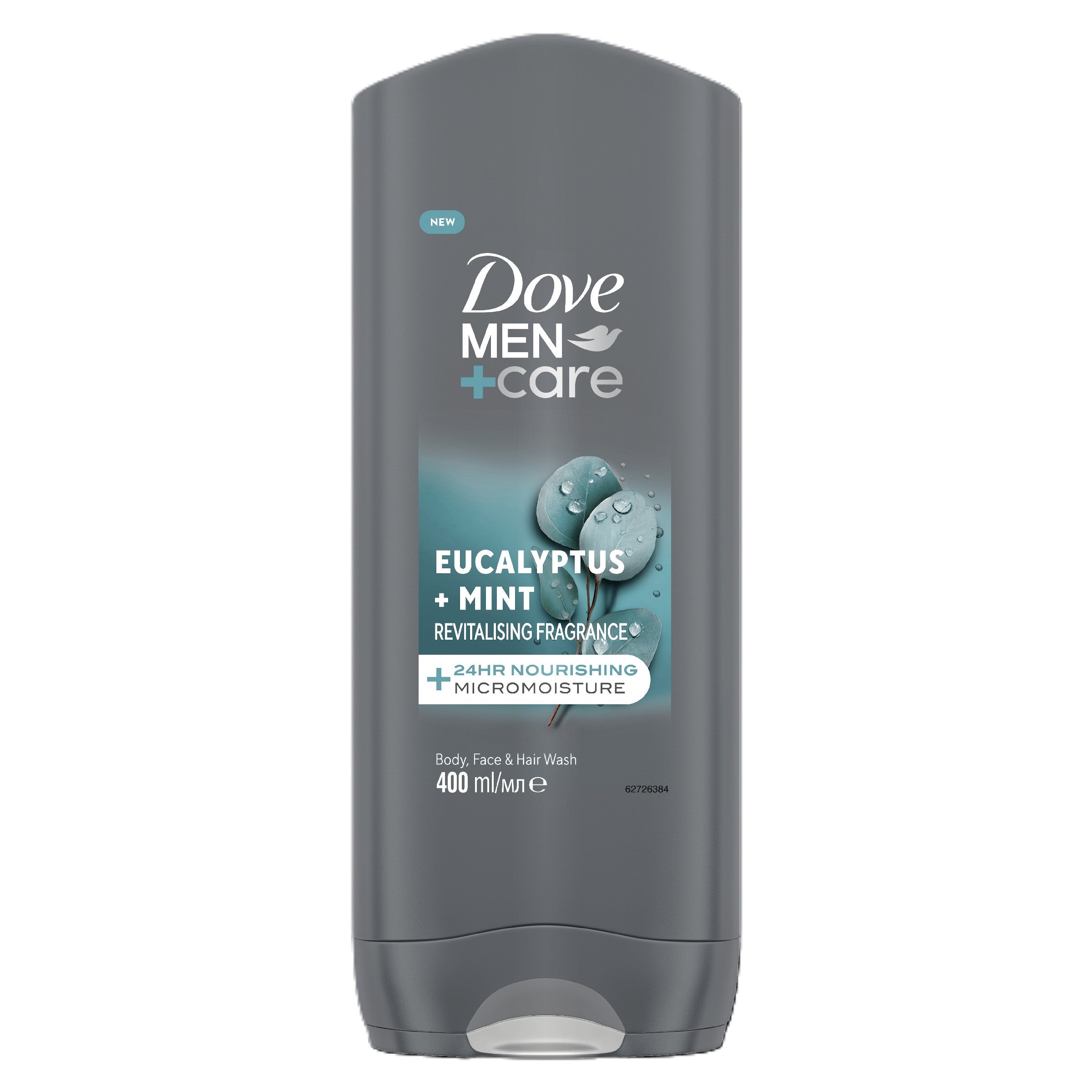 DOVE Men Shower Gel Eucalyptus + Mint 400 ml | Vaistine1.lt | WestPharmacy.eu