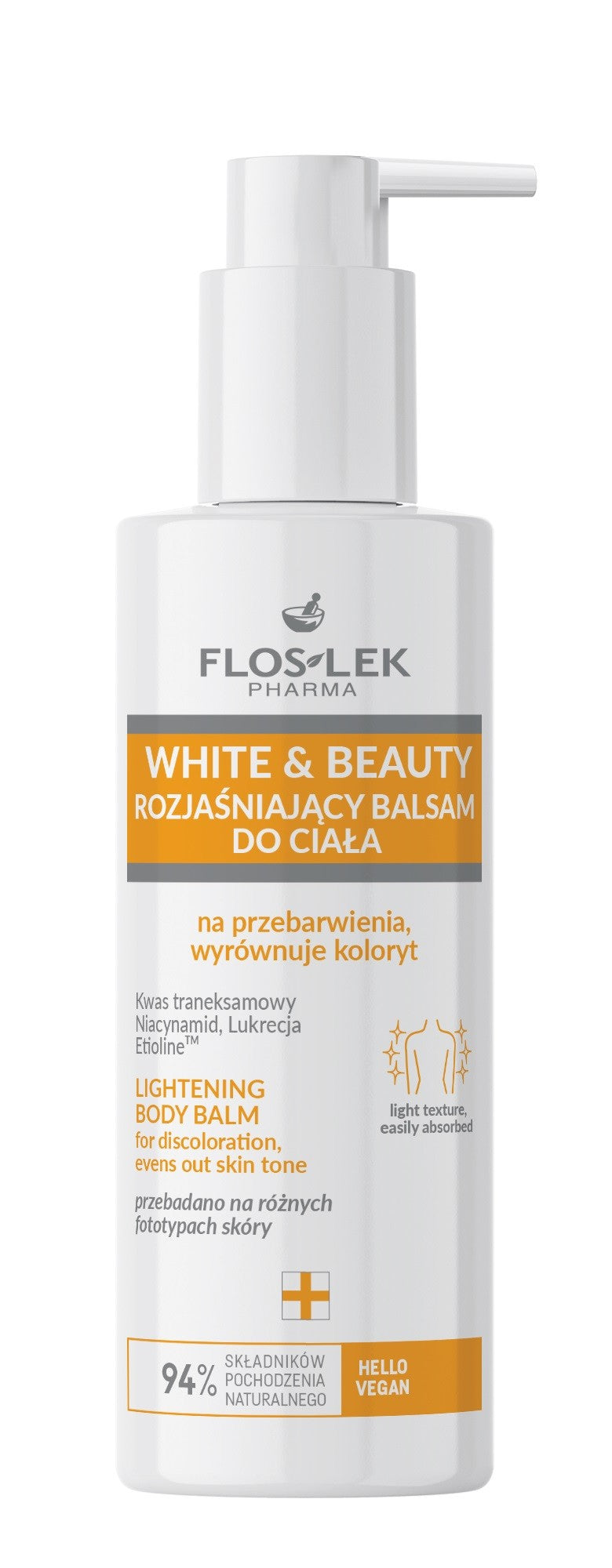 FLOSLEK PHARMA White & Beauty Brightening Body Lotion 175ml | Vaistine1.lt | WestPharmacy.eu