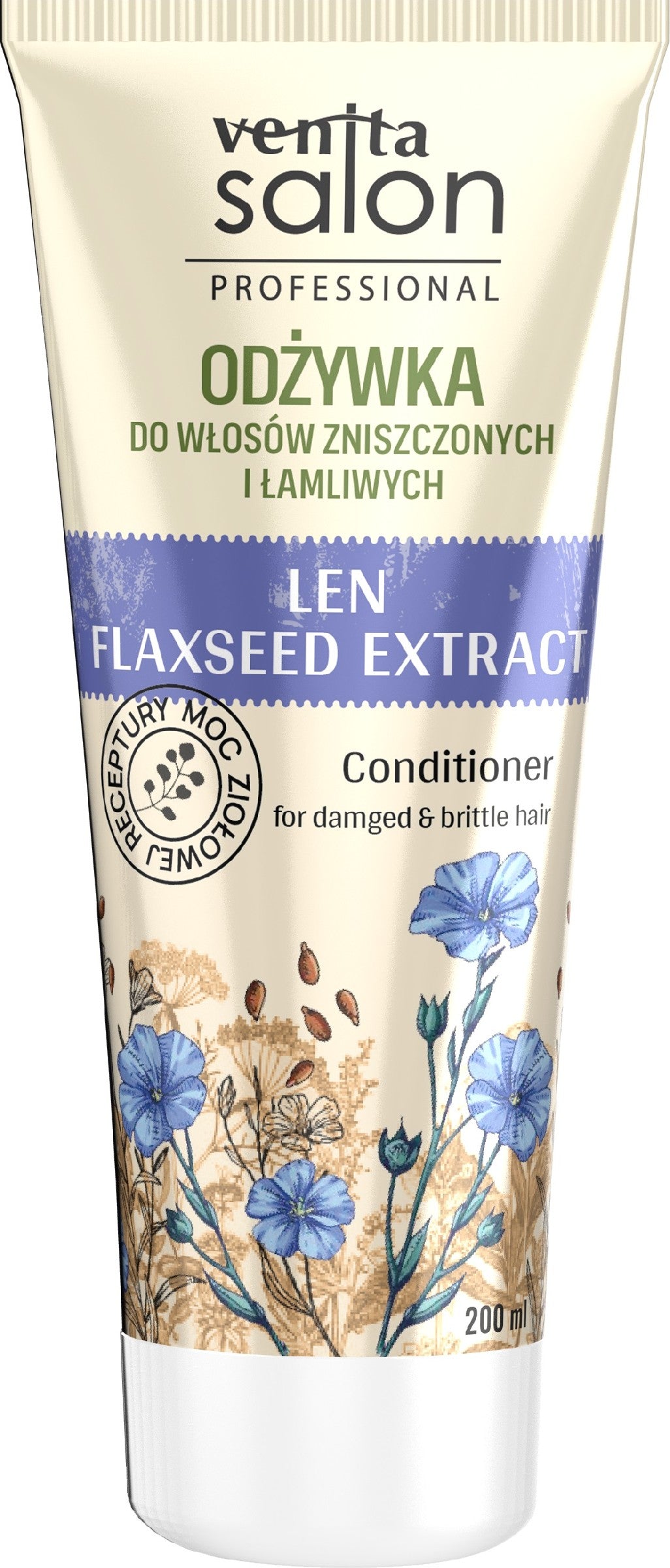 VENITA Salon Conditioner for damaged and brittle hair LEN 200 ml | Vaistine1.lt | WestPharmacy.eu