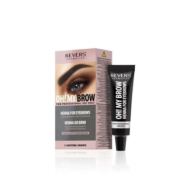 REVERS Oh! My Brow Henna cream for eyebrows - graphite | Vaistine1.lt | WestPharmacy.eu