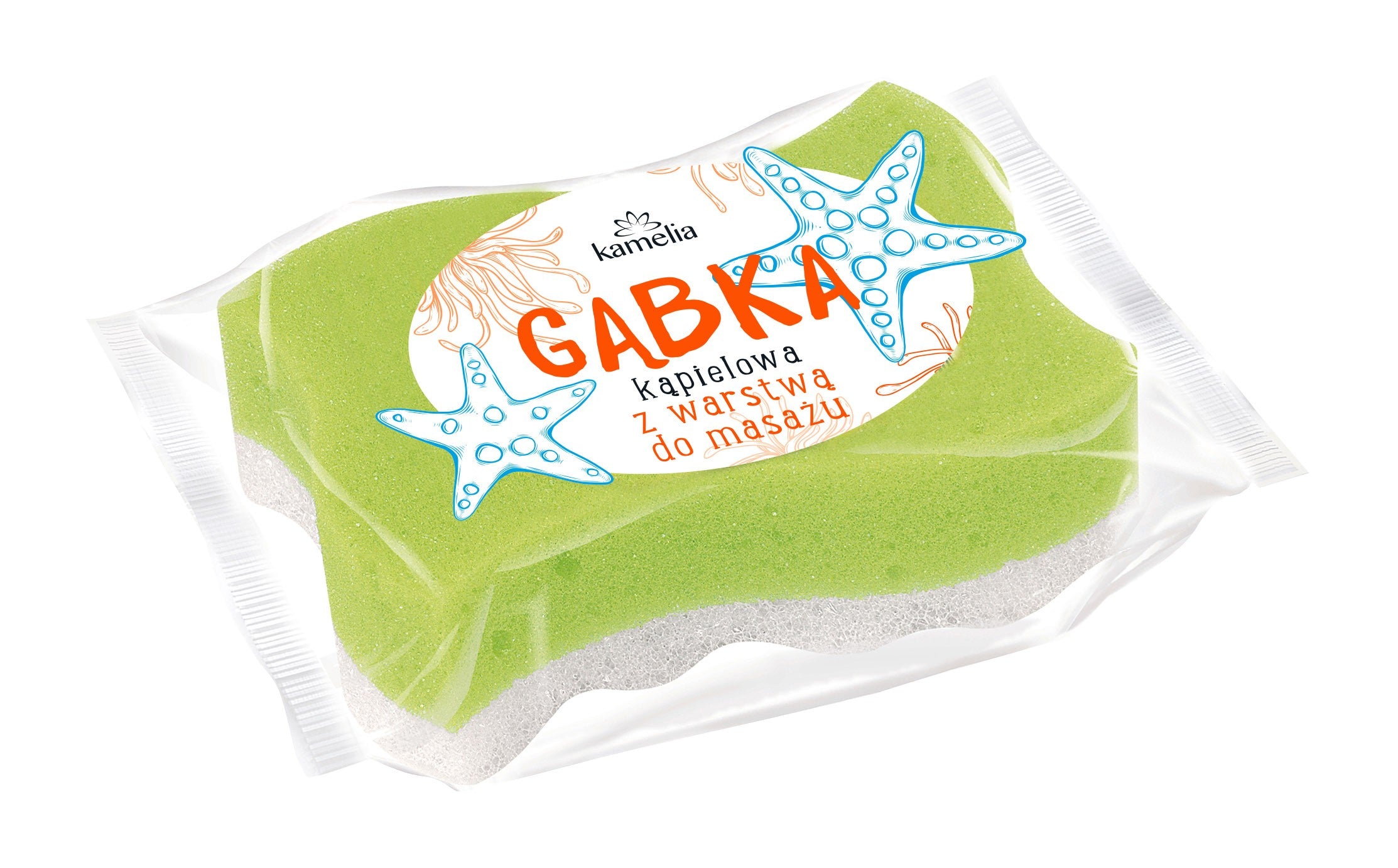 KAMELIA Massage bath sponge - wave | Vaistine1.lt | WestPharmacy.eu