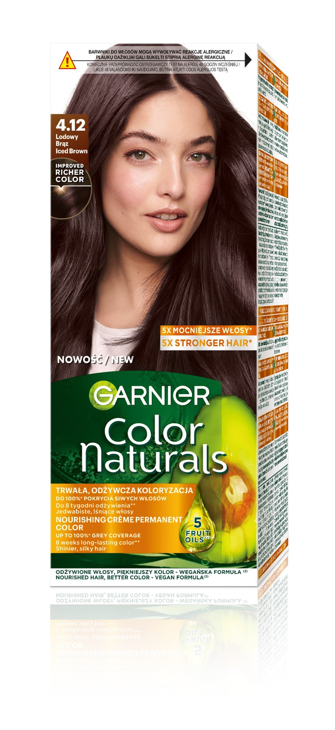 GARNIER Color Naturals Hair Color 4.12 ICY BROWN | Vaistine1.lt | WestPharmacy.eu