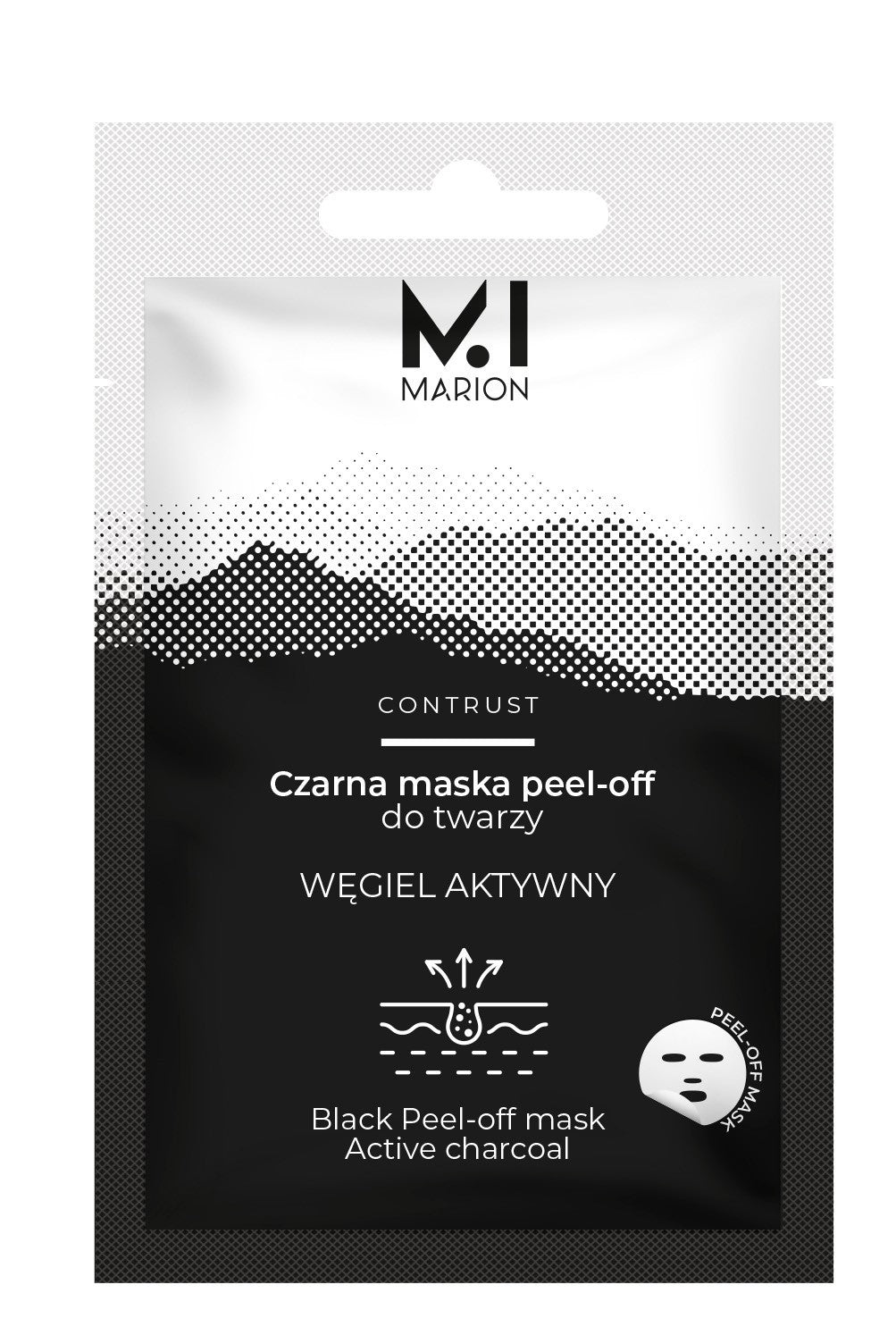 MARION Activated carbon Peel-off face mask 6 g | Vaistine1.lt | WestPharmacy.eu