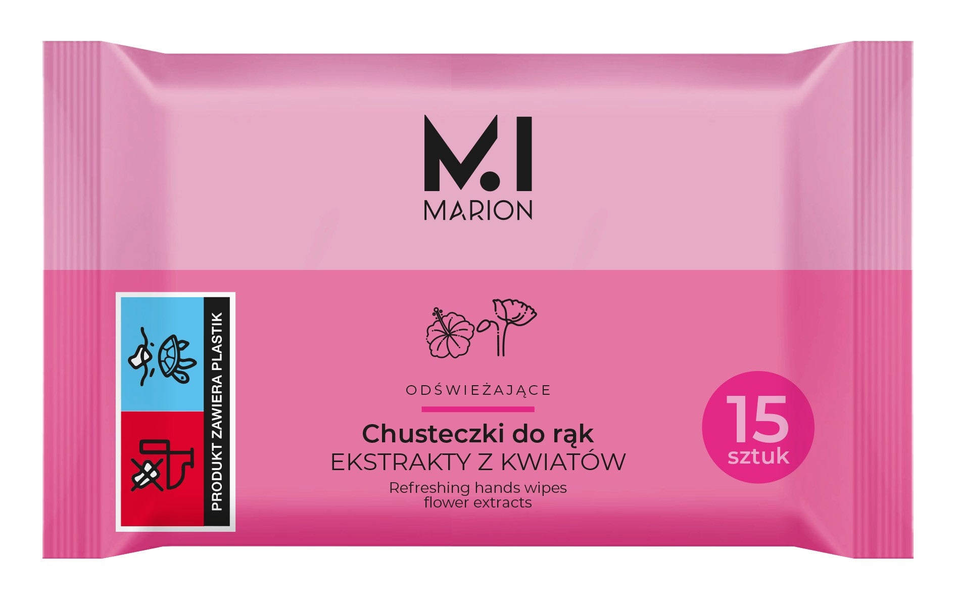 MARION Floral refreshing wipes 15 pieces | Vaistine1.lt | WestPharmacy.eu