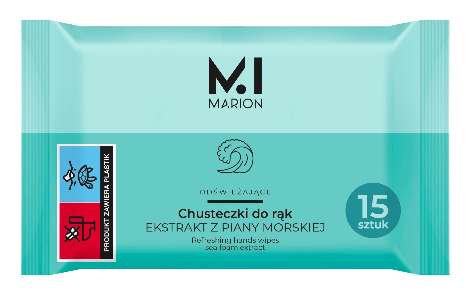 MARION Sea Foam Refreshing Wipes 15 pieces | Vaistine1.lt | WestPharmacy.eu