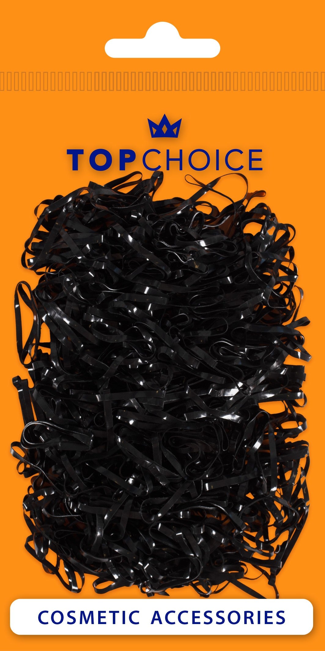 TOP CHOICE Hair bands - black (26911) 1 pack. - 500 pcs. | Vaistine1.lt | WestPharmacy.eu