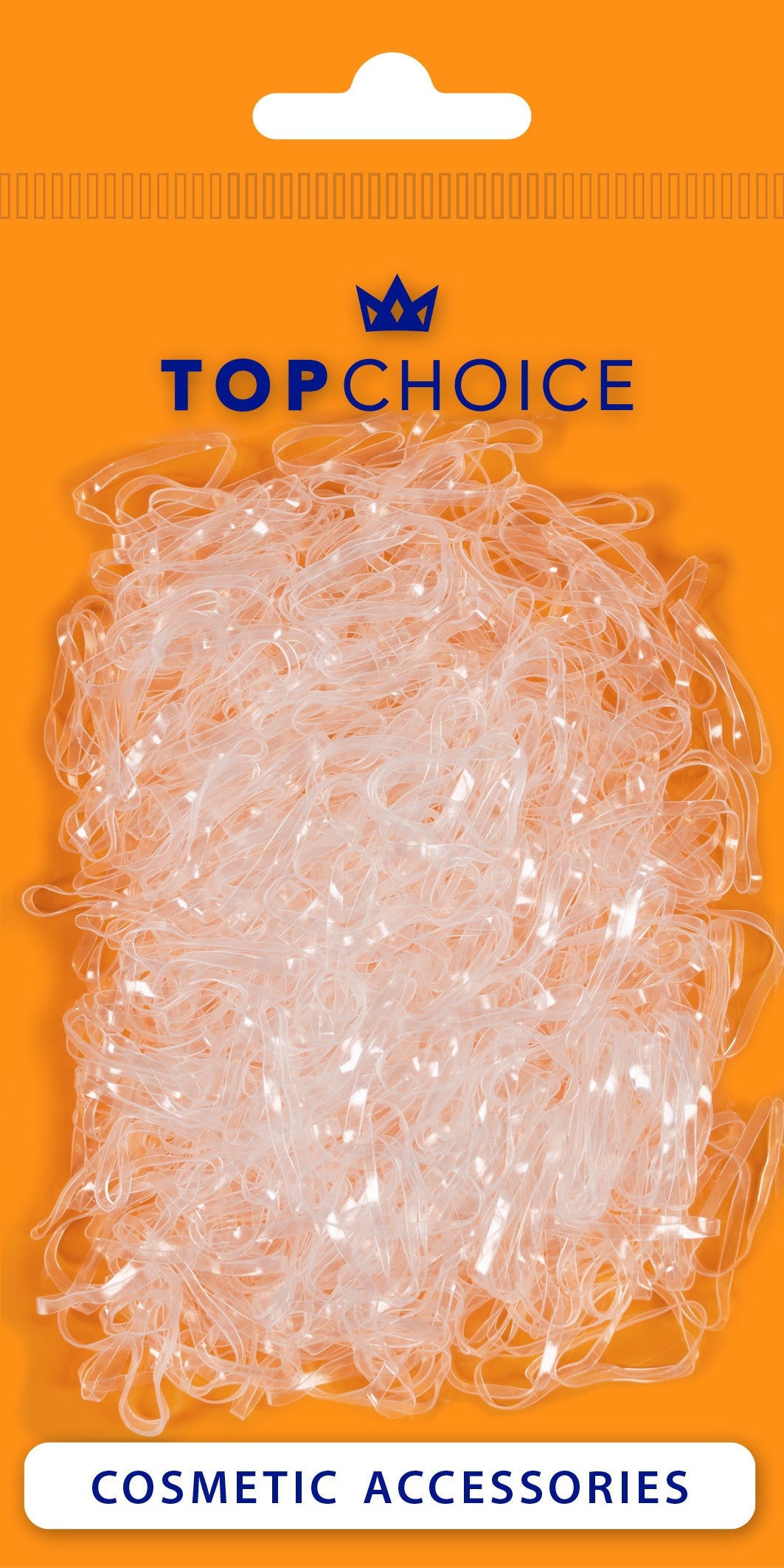 TOP CHOICE Hair bands - transparent (26928) 1 pack. - 500 pcs. | Vaistine1.lt | WestPharmacy.eu