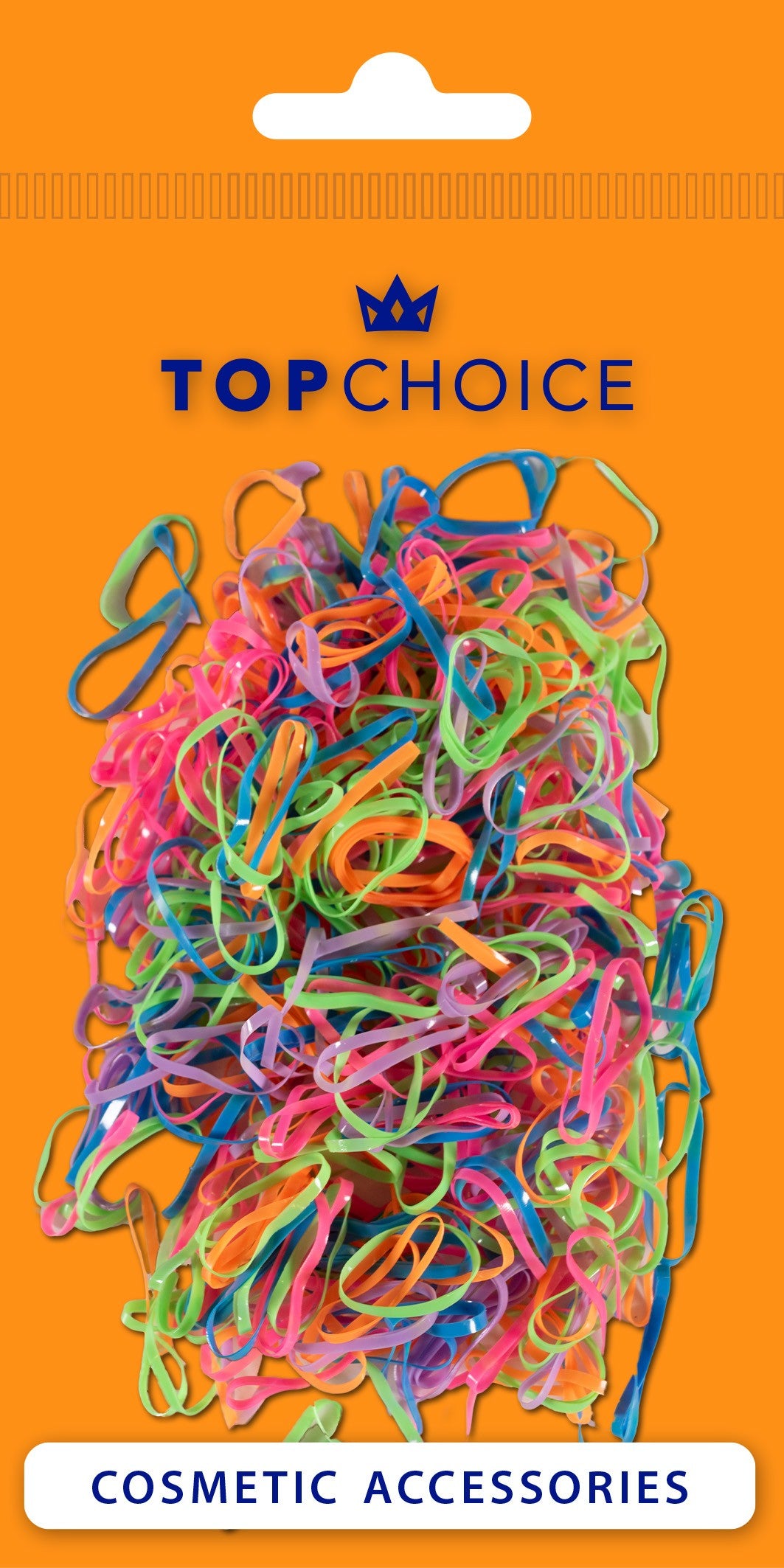 TOP CHOICE Hair bands - mix of colors (26935) 1 pack. - 500 pcs. | Vaistine1.lt | WestPharmacy.eu