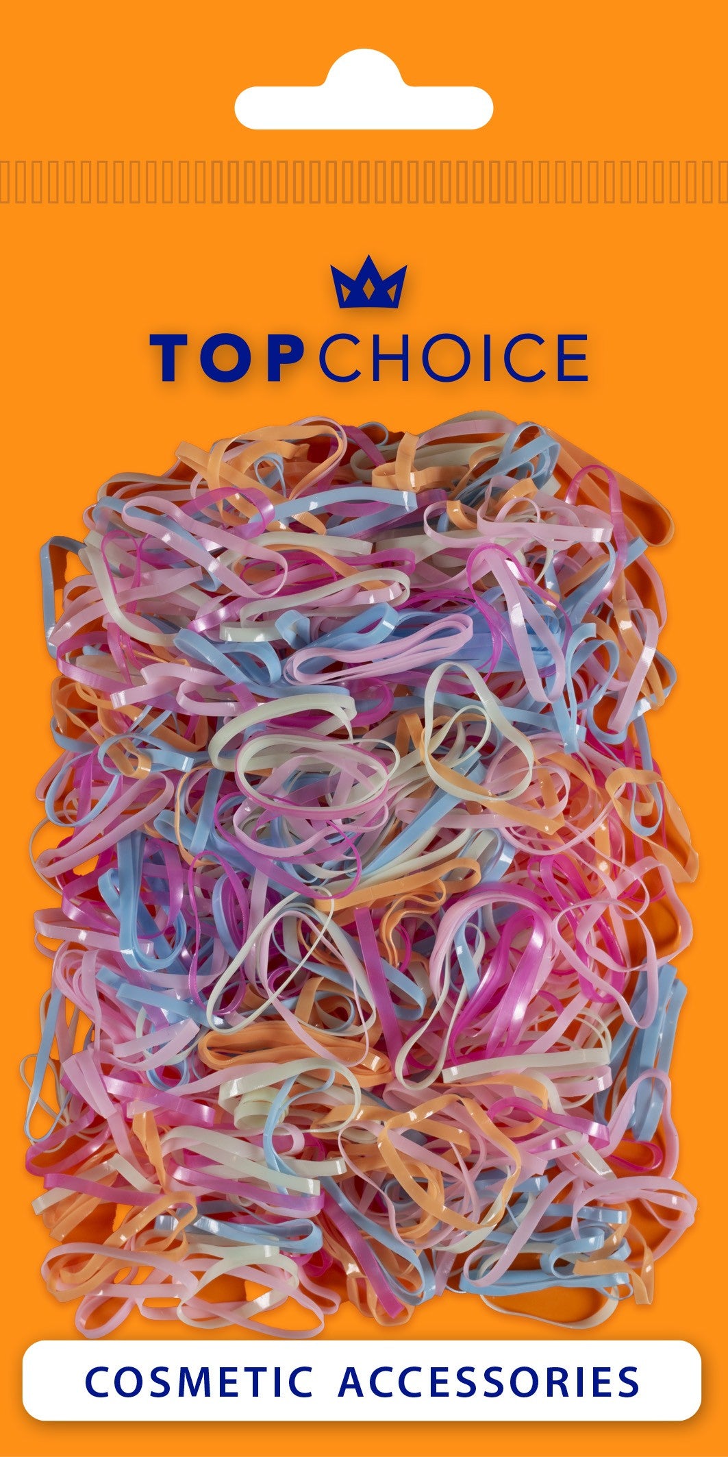 TOP CHOICE Hair bands - mix of colors (26942) 1 pack. - 500 pcs. | Vaistine1.lt | WestPharmacy.eu