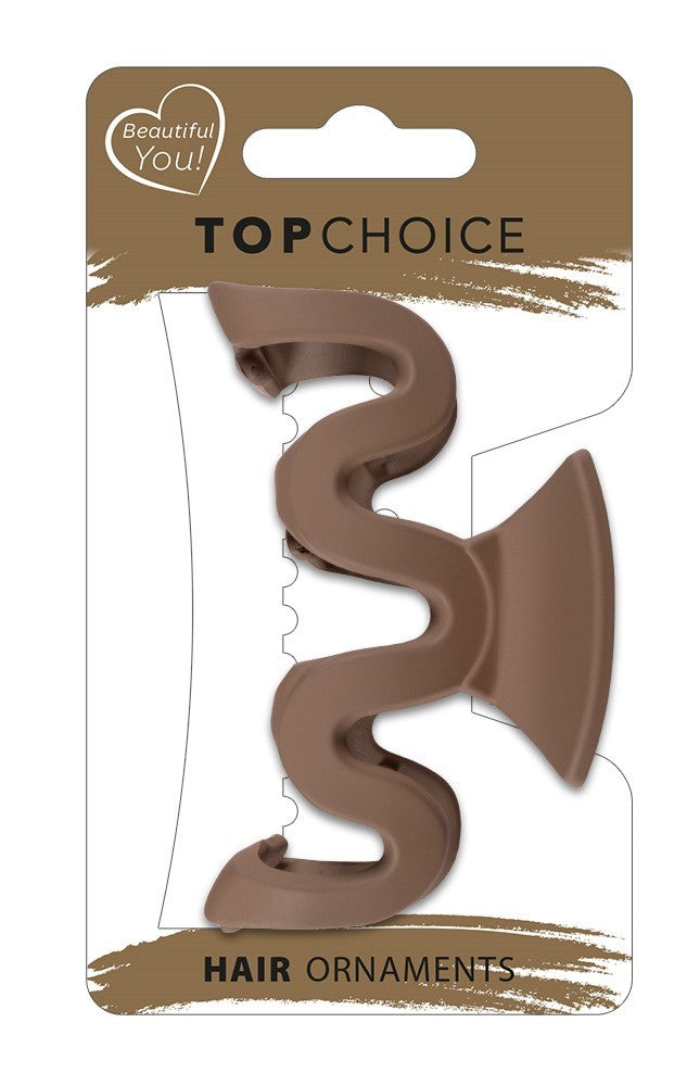 TOP CHOICE Hair clip L - Matte bow (20209) 1 pc. - mix of colors | Vaistine1.lt | WestPharmacy.eu