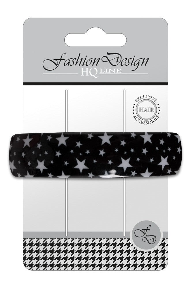 TOP CHOICE Hair clip - automatic, glossy patterns (28540) 1 pc. - mix of colors | Vaistine1.lt | WestPharmacy.eu