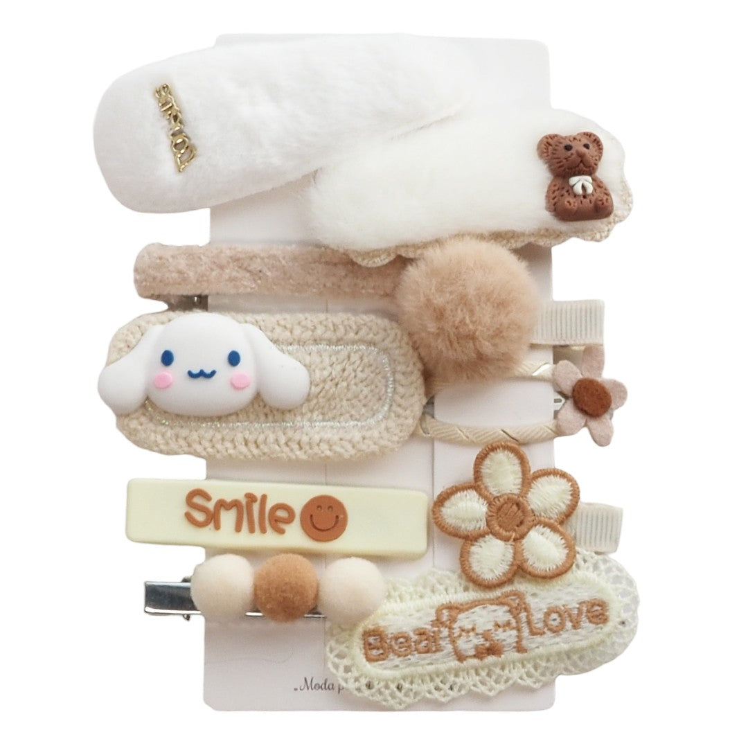 ECARLA Hairpins - set 10in1 fluffy Pink SP283 1 pack - 10 pcs. | Vaistine1.lt | WestPharmacy.eu