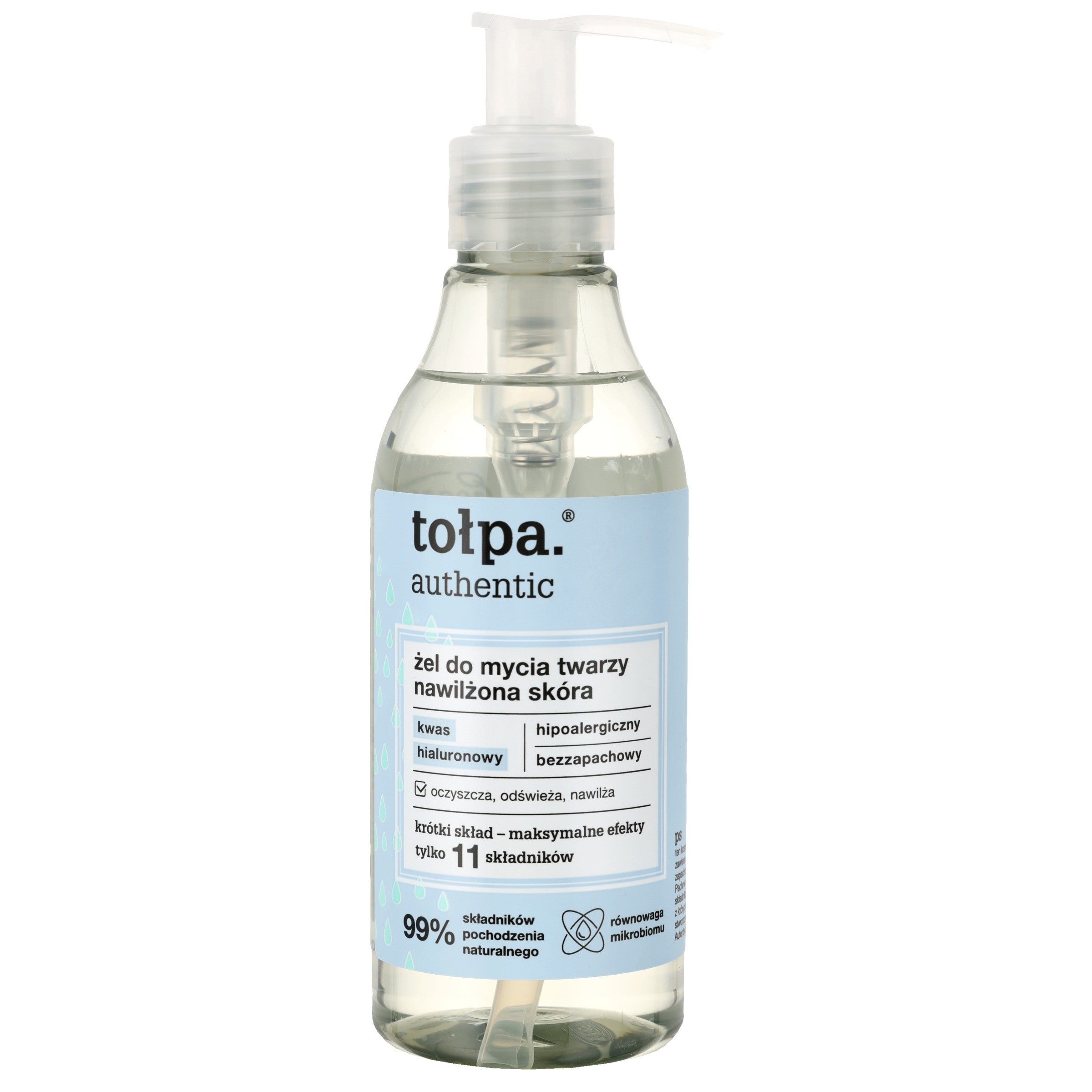 TOŁPA Authentic Face wash gel - moisturized skin 195 ml | Vaistine1.lt | WestPharmacy.eu