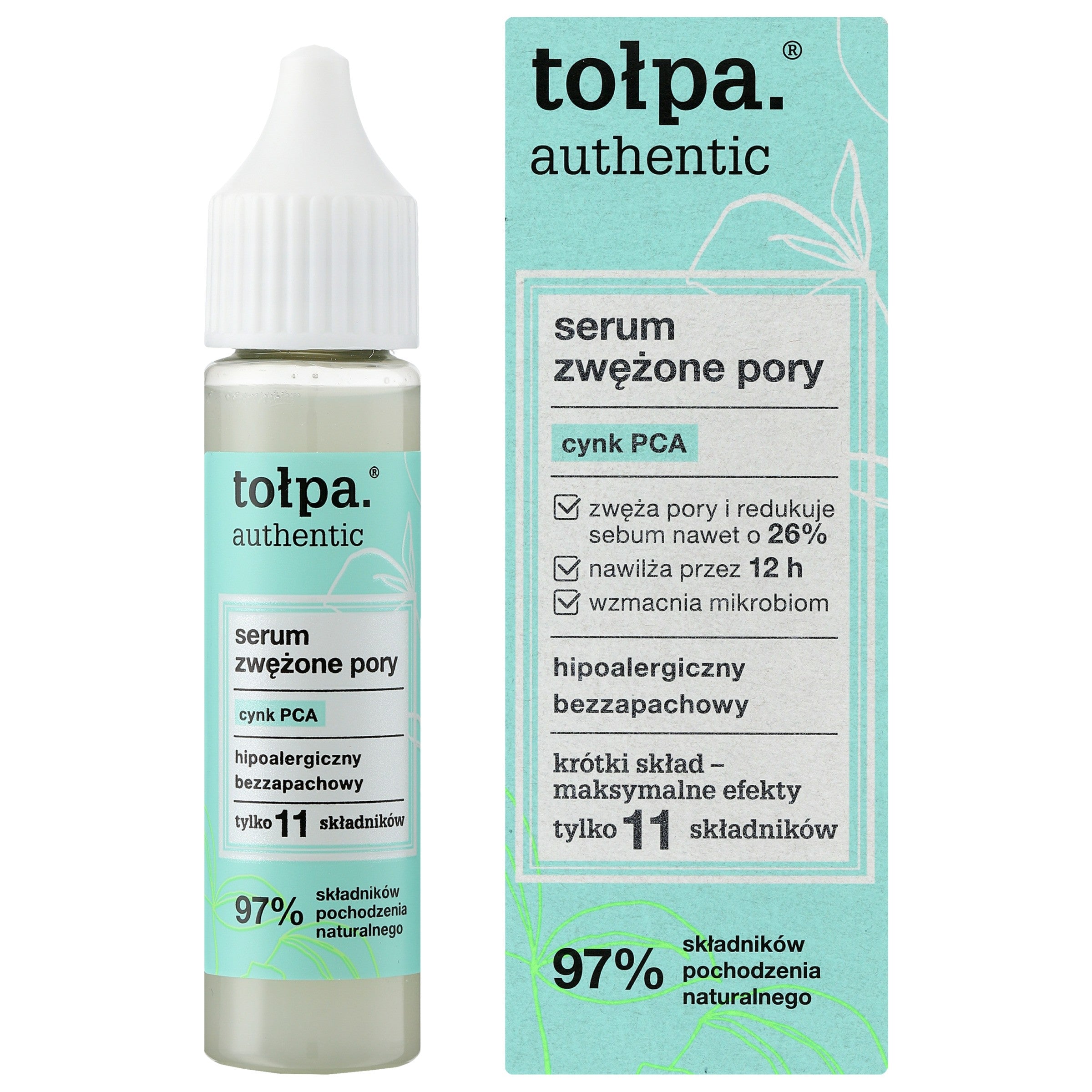 TOŁPA Authentic Face Serum - narrowed pores 20 ml | Vaistine1.lt | WestPharmacy.eu