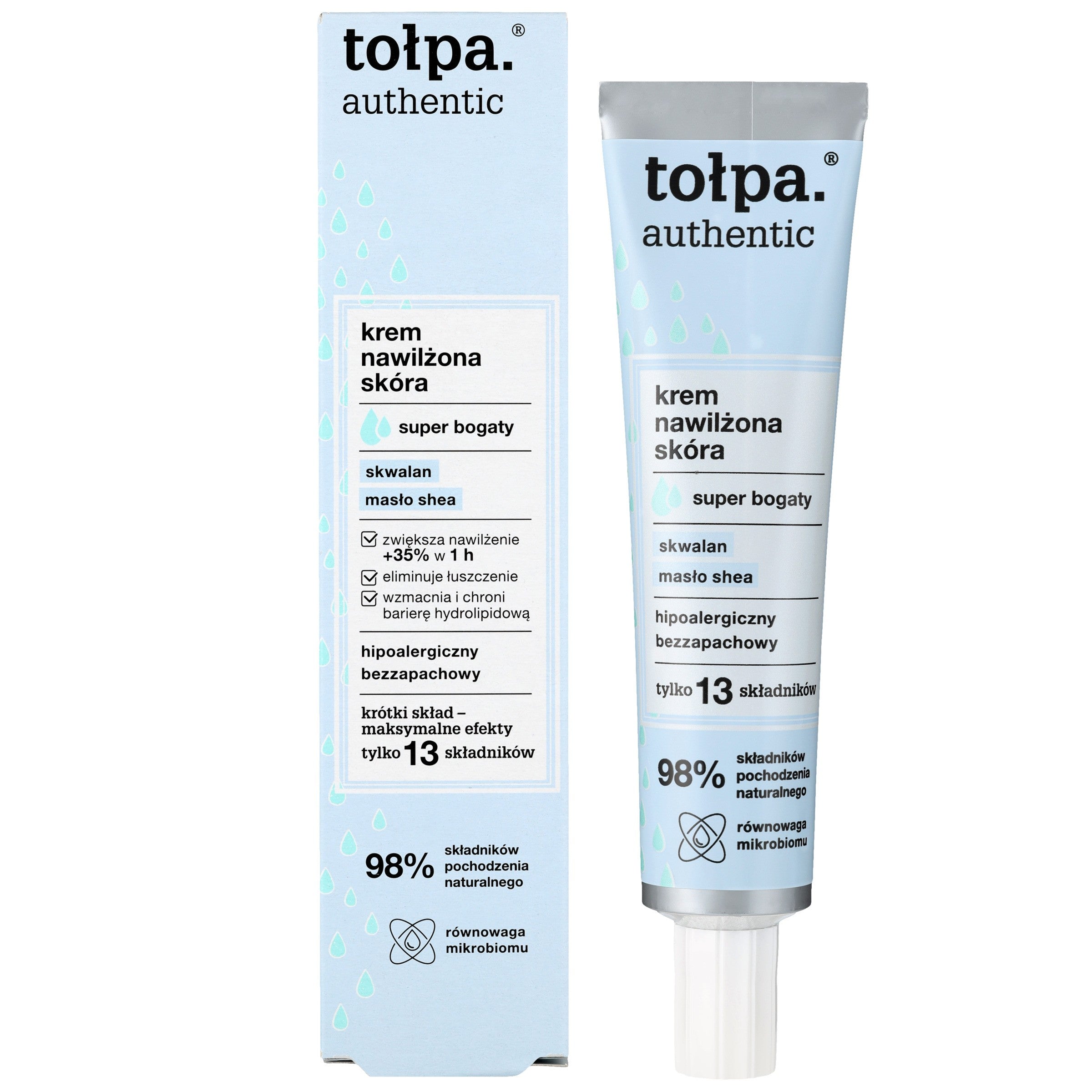 TOŁPA Authentic Face Cream - moisturized skin super rich 40 ml | Vaistine1.lt | WestPharmacy.eu