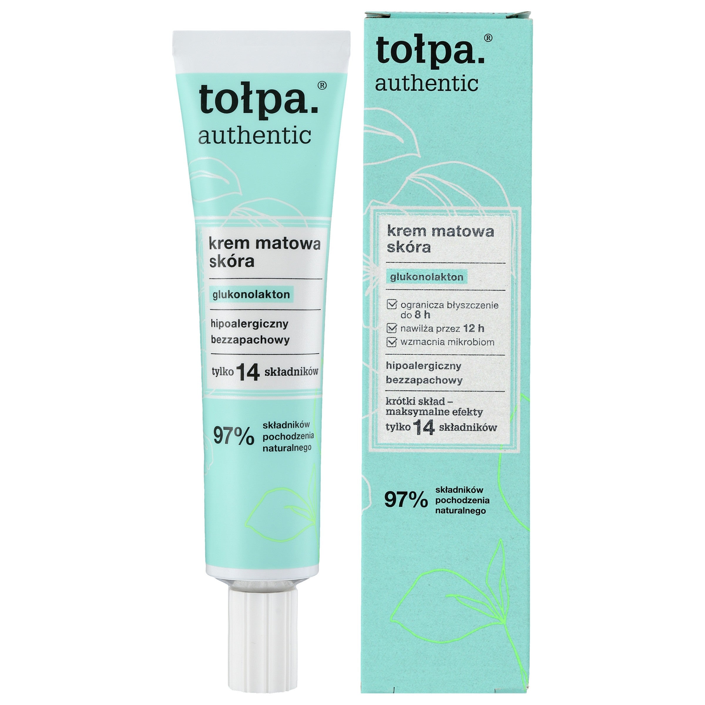 TOŁPA Authentic Face Cream - matte skin 40 ml | Vaistine1.lt | WestPharmacy.eu