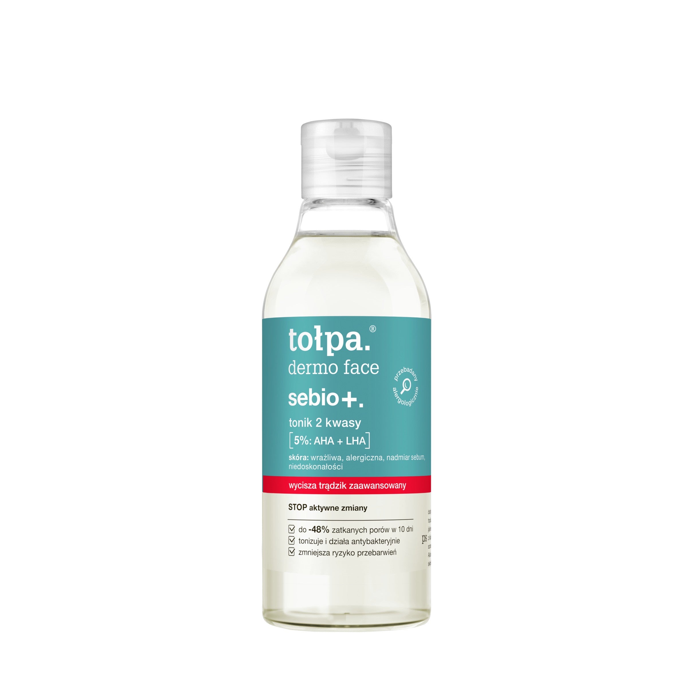 TOŁPA Dermo Face Sebio+ Face Tonic 2 Acids 5%: AHA+LHA 200 ml | Vaistine1.lt | WestPharmacy.eu