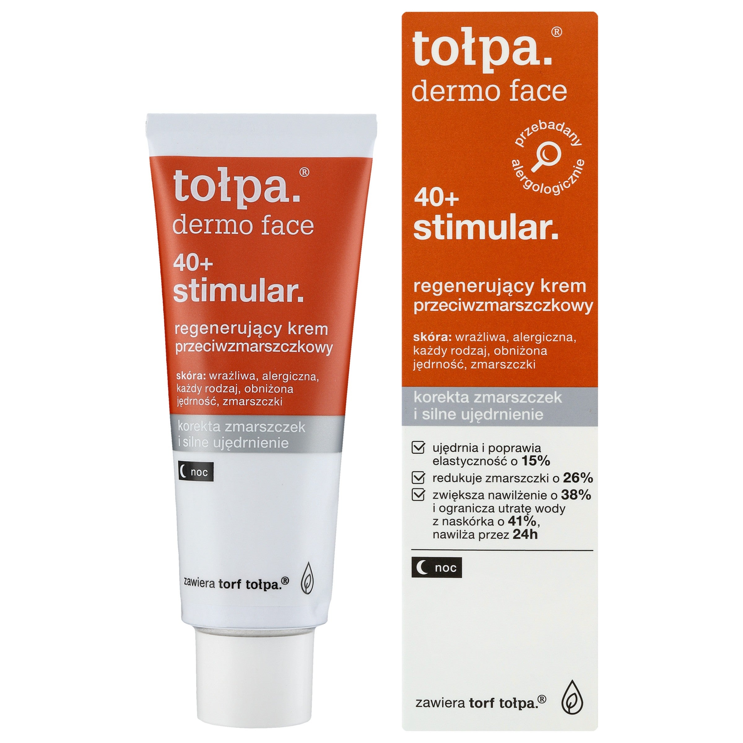 TOŁPA Dermo Face Stimular 40+ Regenerating Anti-Wrinkle Night Cream 40 ml | Vaistine1.lt | WestPharmacy.eu