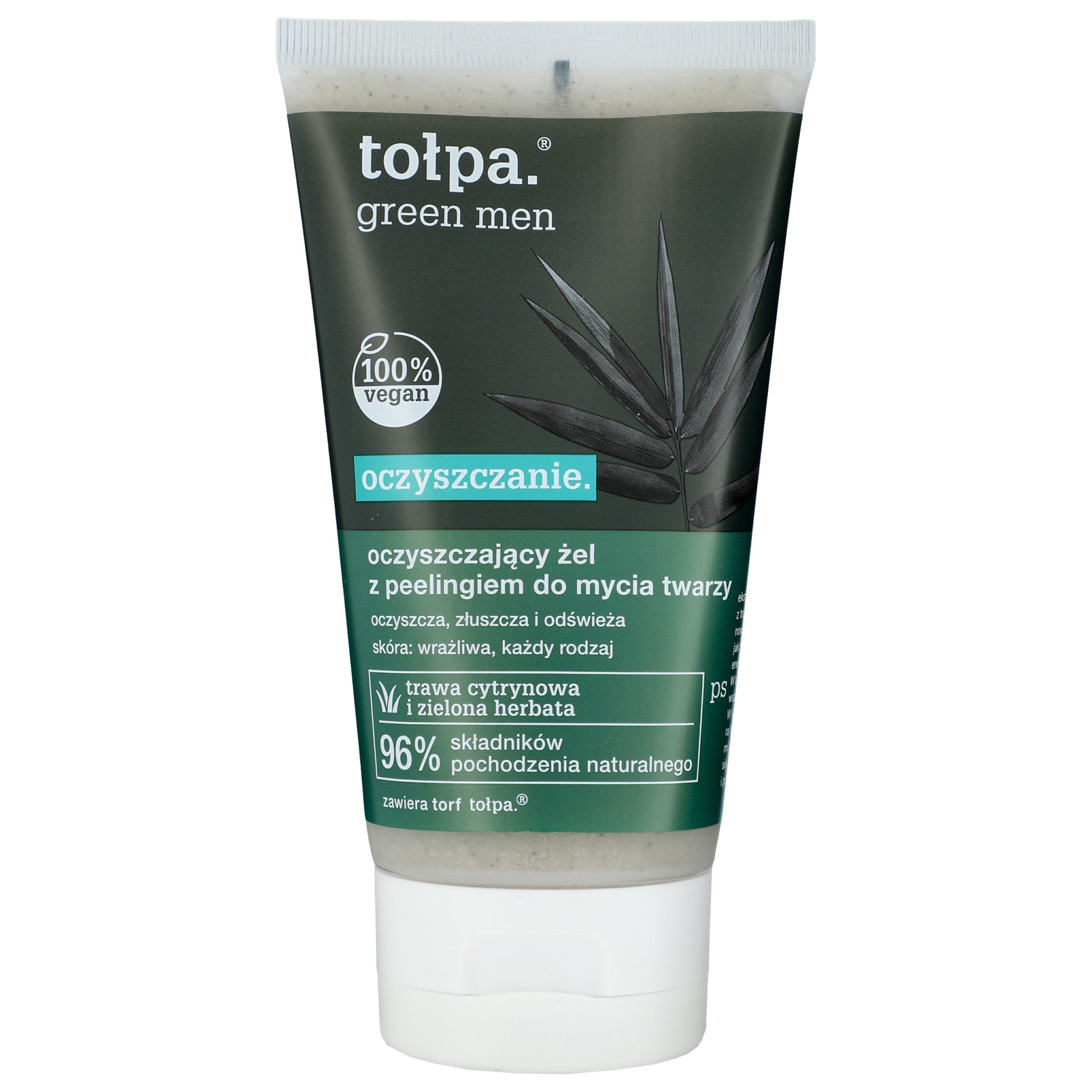 TOŁPA Green Men Face wash gel with peeling - cleansing 150 ml | Vaistine1.lt | WestPharmacy.eu
