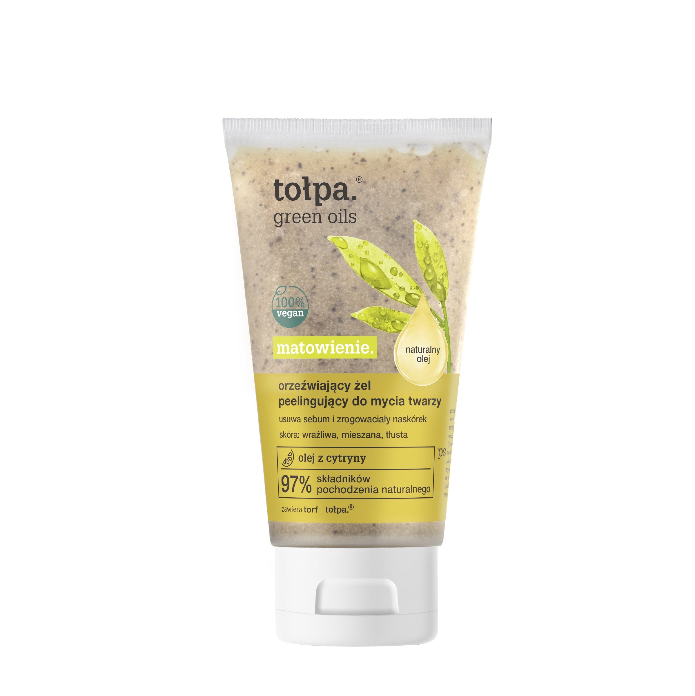 TOŁPA Green Oils Mattifying Exfoliating Gel for Refreshing Face Wash 150 ml | Vaistine1.lt | WestPharmacy.eu