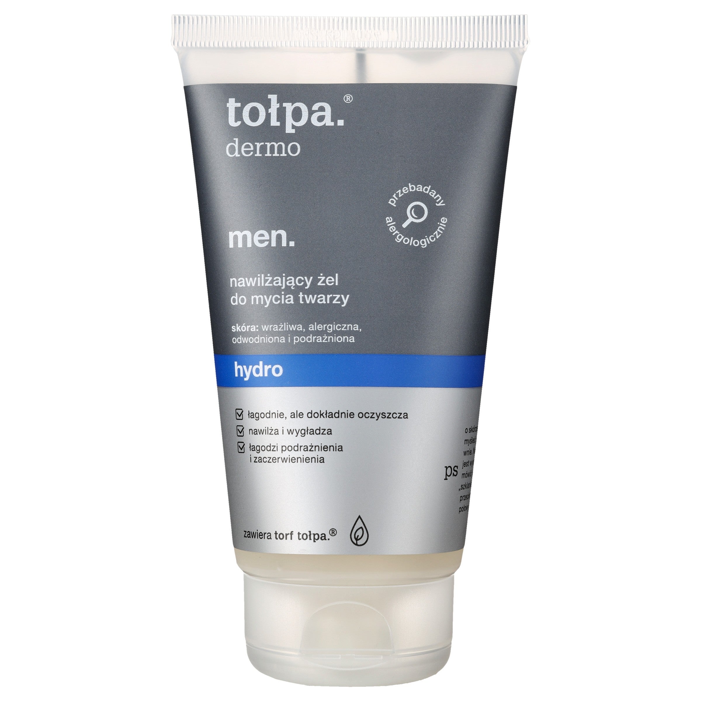 TOŁPA Dermo Men Moisturizing Hydro Face Wash Gel 150 ml | Vaistine1.lt | WestPharmacy.eu