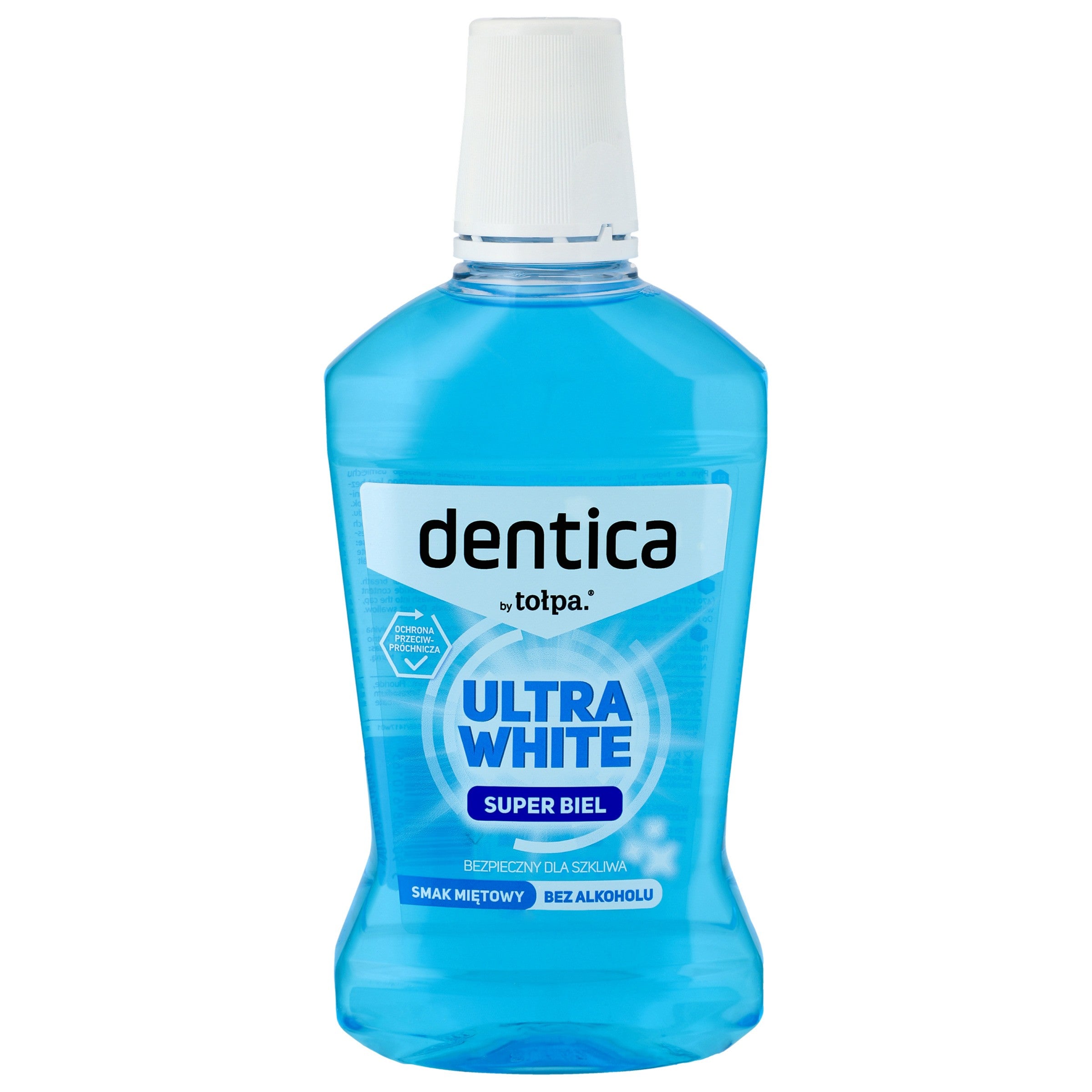 TOŁPA Dentica Ultra White Mouthwash Whitening Mint 500 ml | Vaistine1.lt | WestPharmacy.eu