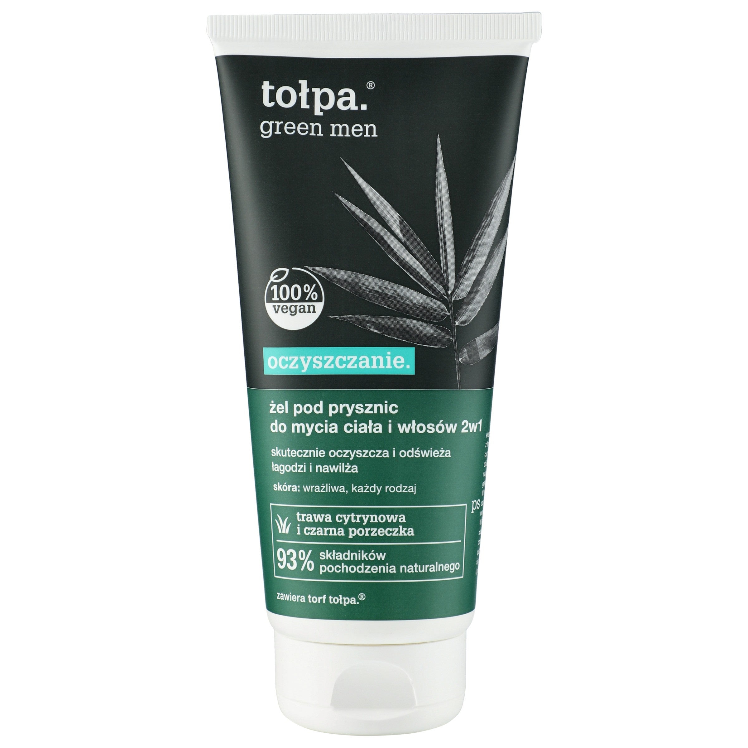 TOŁPA Green Shower gel for washing body and hair 2in1 - cleansing 200 ml | Vaistine1.lt | WestPharmacy.eu