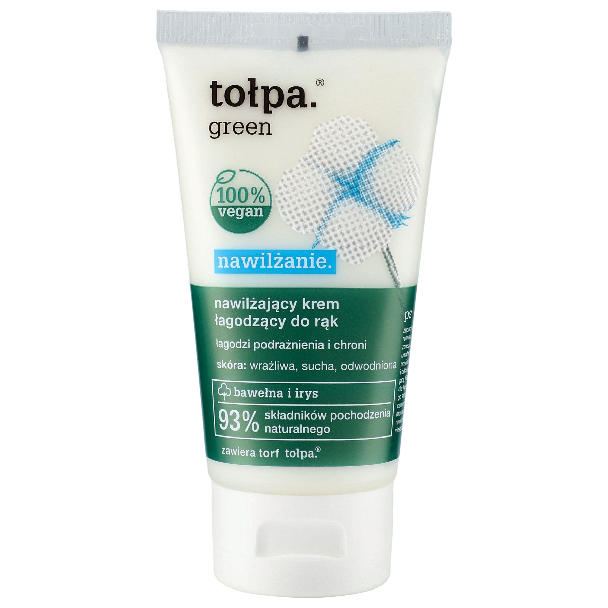 TOŁPA Green Moisturizing Soothing Hand Cream 75 ml | Vaistine1.lt | WestPharmacy.eu