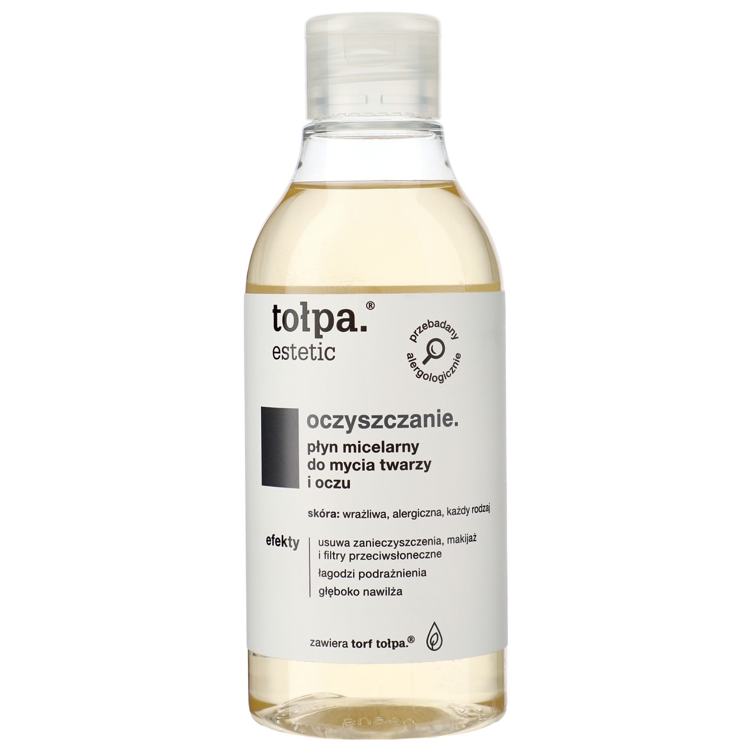 TOŁPA Estetic Cleansing Micellar Liquid for Face and Eye Washing - Hyaluronic 300 ml | Vaistine1.lt | WestPharmacy.eu