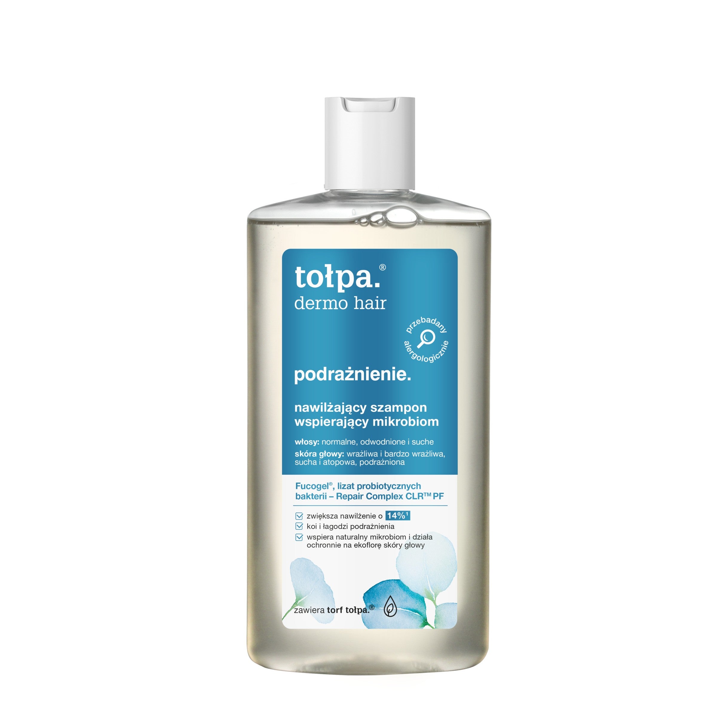TOŁPA Dermo Hair Irritation Moisturizing Shampoo Supporting Microbiome 250 ml | Vaistine1.lt | WestPharmacy.eu