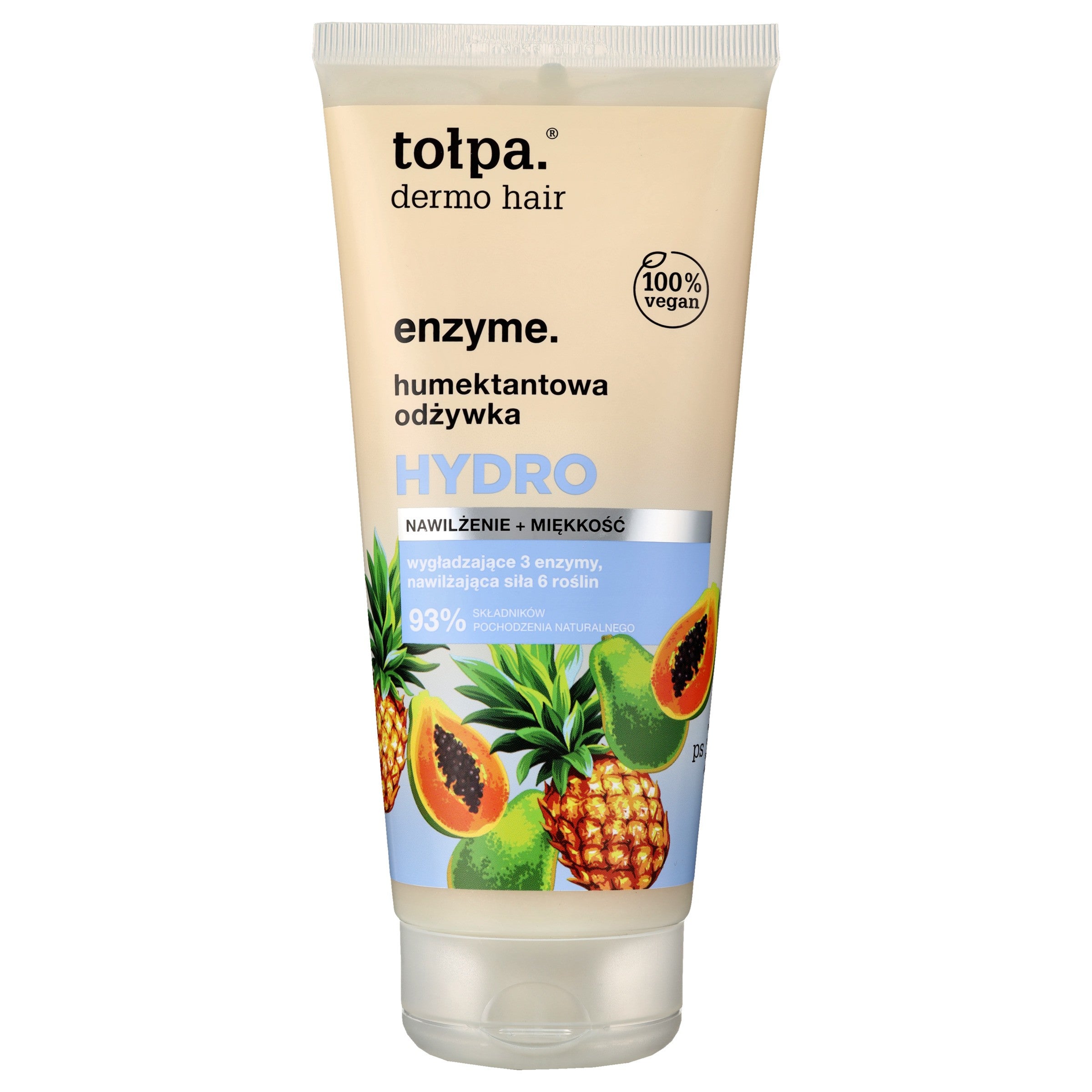 TOŁPA Dermo Hair Enzyme Humectant Conditioner for Hair - Moisturization and Softness 200 ml | Vaistine1.lt | WestPharmacy.eu