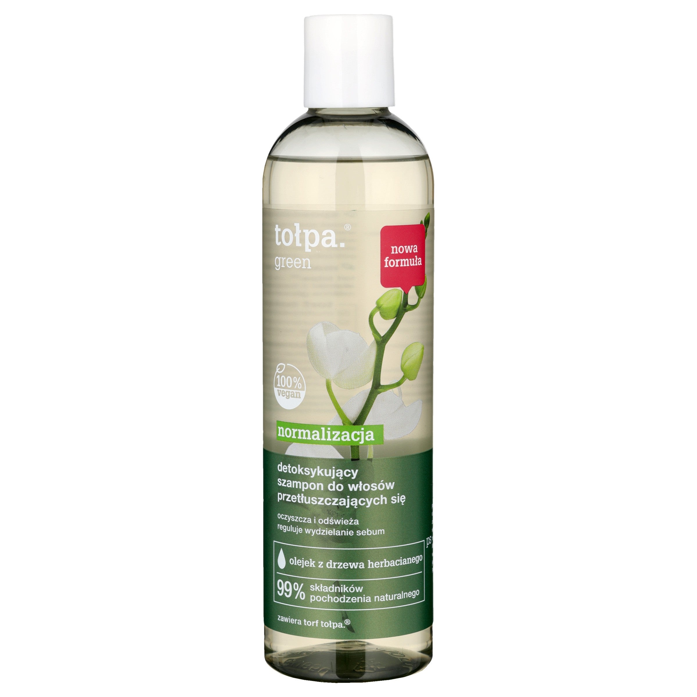 TOŁPA Green Normalizing Detoxifying Shampoo for Oily Hair 300 ml | Vaistine1.lt | WestPharmacy.eu
