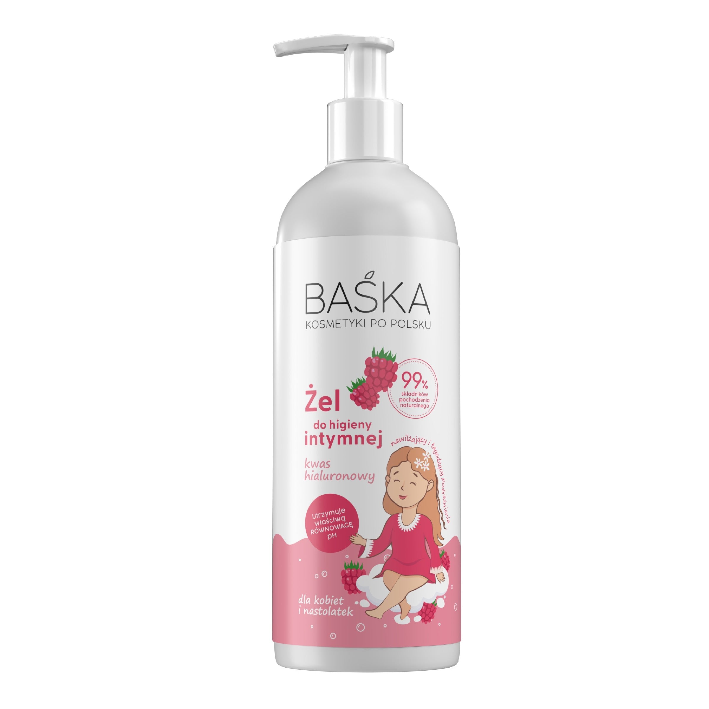BAŚKA Intimate Hygiene Gel - Hyaluronic Acid 400 ml | Vaistine1.lt | WestPharmacy.eu