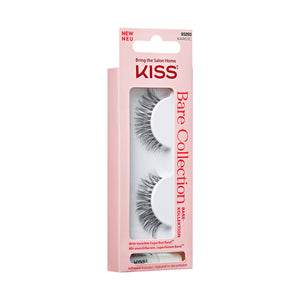 KISS pcs. eyelashes Bare Collection KAR01, 1 Pair & Lash Glue Net Tue. 1g (0.035.oz.) | Vaistine1.lt | WestPharmacy.eu