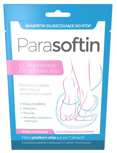PARASOFTIN Vegan exfoliating socks for feet | Vaistine1.lt | WestPharmacy.eu