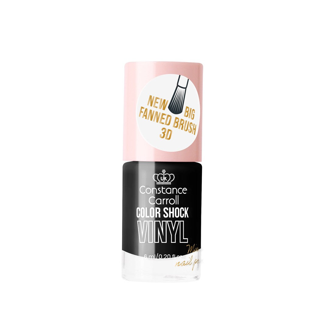 CONSTANCE CARROLL Vinyl Nail Polish Mini No. 30 Black Night | Vaistine1.lt | WestPharmacy.eu