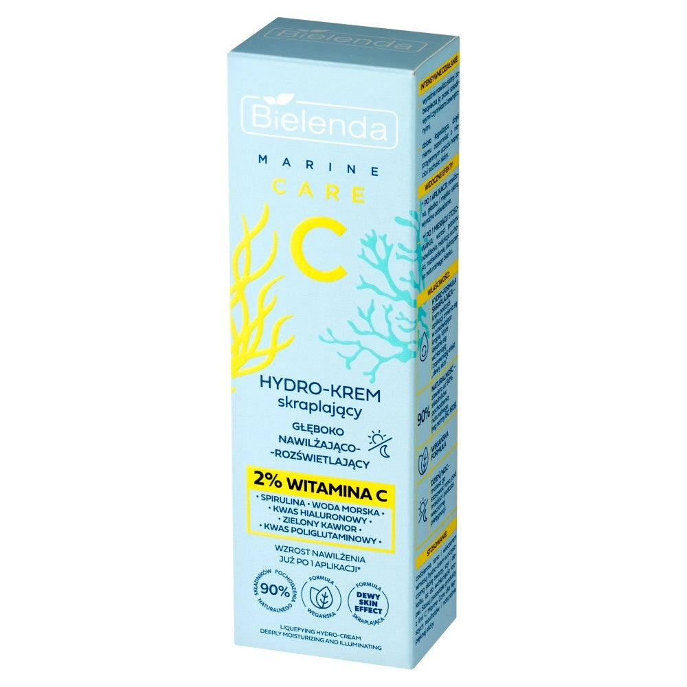 BIELENDA Marine Care C Hydro-cream condensing deeply moisturizing illuminating for day and night - 2% Vitamin C 50 ml | Vaistine1.lt | WestPharmacy.eu