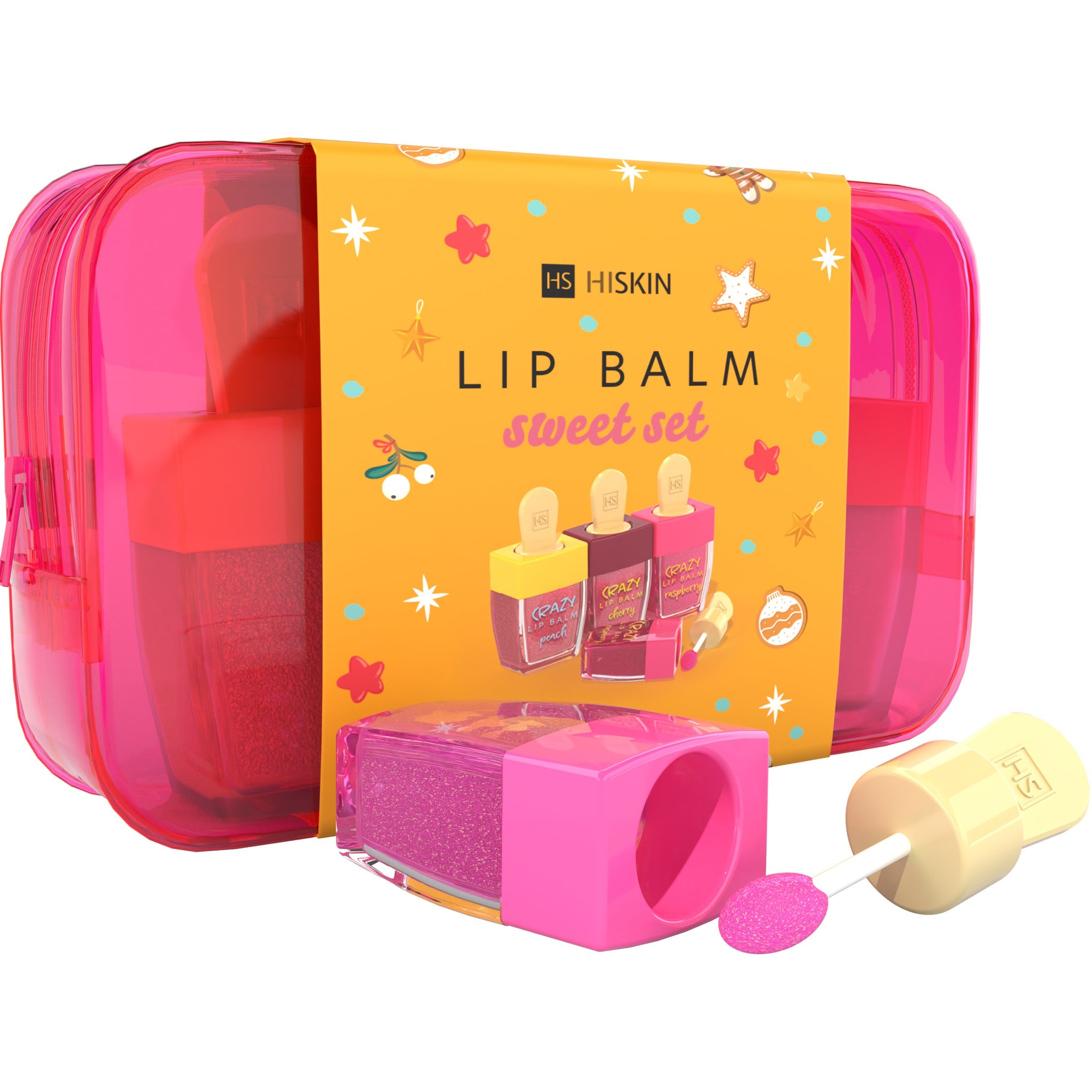 HISKIN Crazy Lip Balm Sweet Set (3 pcs.) - cosmetic bag | Vaistine1.lt | WestPharmacy.eu