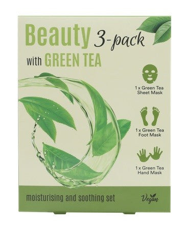 ECHOLUX Beauty 3in1 Green Tea Body mask set | Vaistine1.lt | WestPharmacy.eu