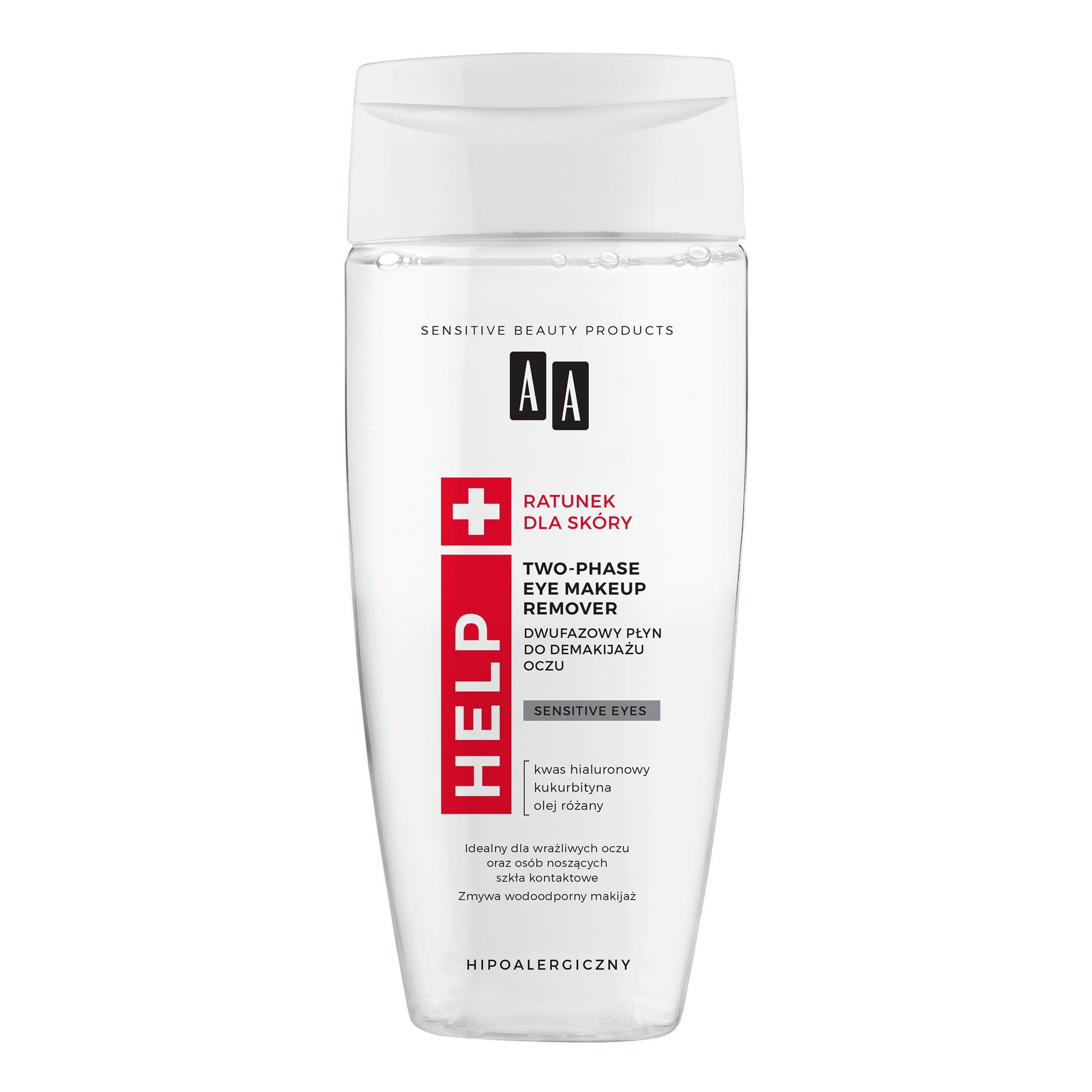 AA Help Two-Phase Eye Makeup Remover Sensitive Eyes 150 ml | Vaistine1.lt | WestPharmacy.eu